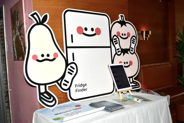 FridgeFinder table display, 2025